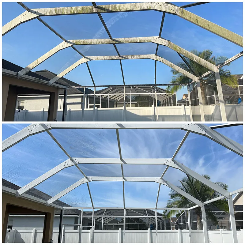 Pool Cage Soft Wash