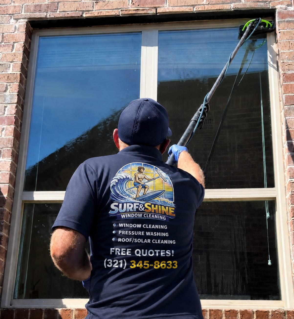 Two-Story Window Cleaning